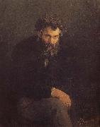 Ilia Efimovich Repin Shishkin portrait France oil painting artist